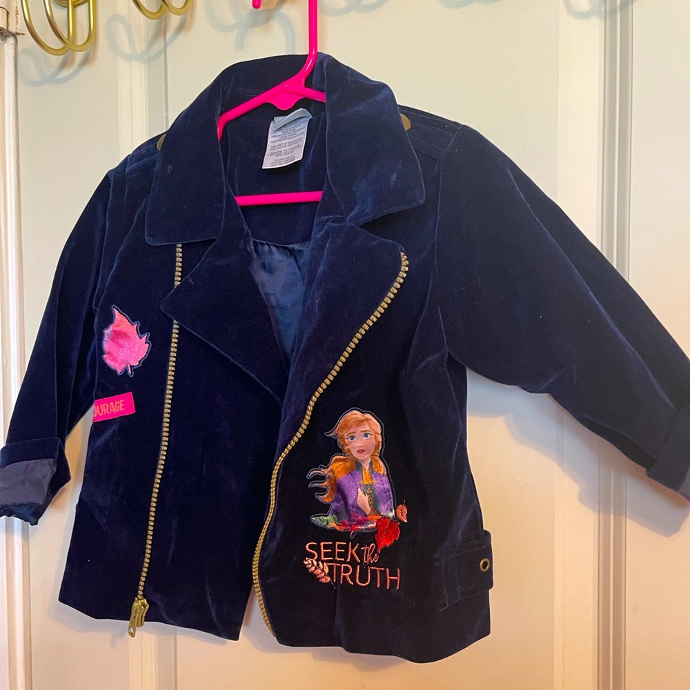 Toddler girls Frozen Moto Jacket